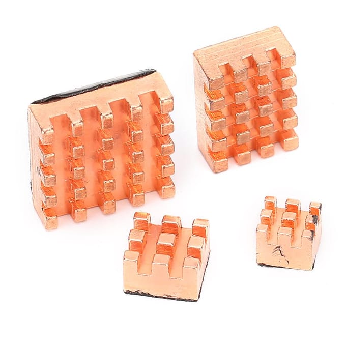 Pure Koperen Koellichaam Koeling Koellichaam Accessoire voor Raspberry Pi 4B 1G 2G 4GPure Koperen Koellichaam