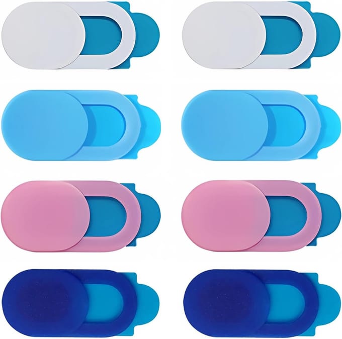 Dunne Webcam Covers voor Laptop, PC, Tablet en Smartphones - 8 Stuks, Bescherming en Privacy