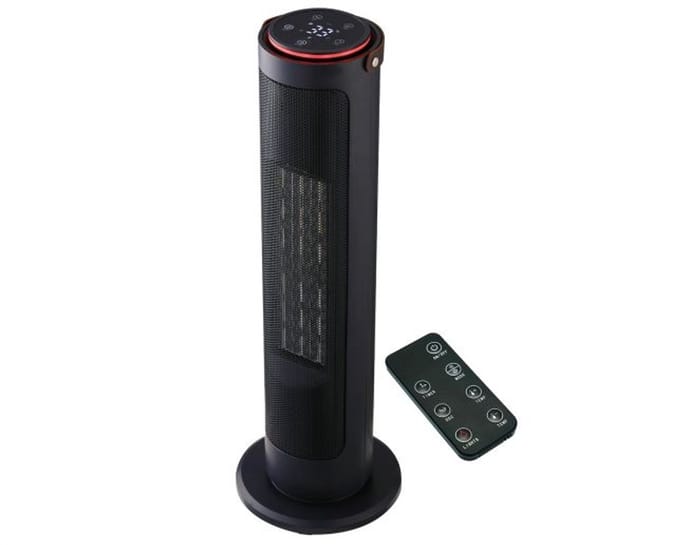 Haba sunny Tower - elektische kachel - met afstand bediening - 1200W - 2000W