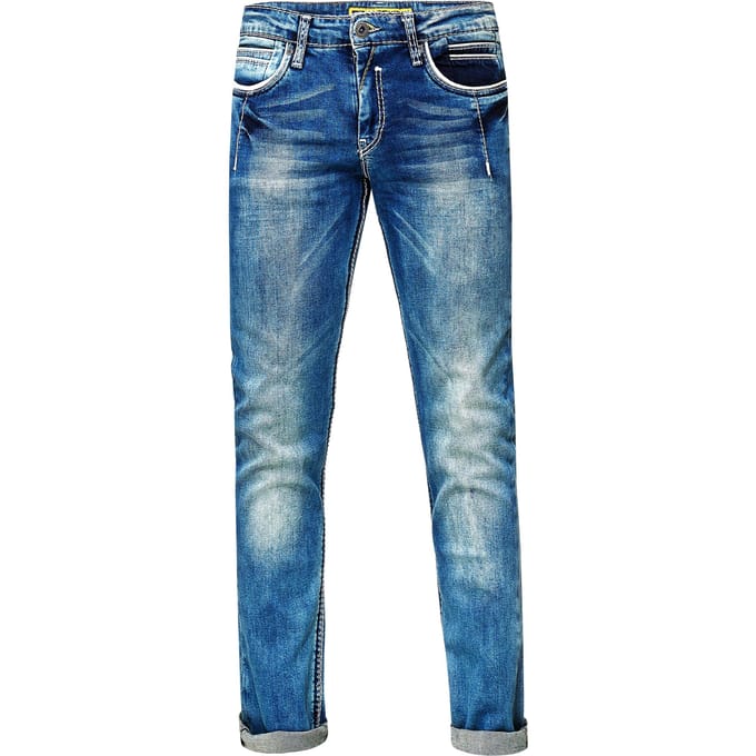 Jeansbroek "NEW YORK" blauw used regular fit