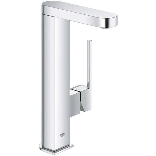 GROHE Plus L wastafelkraan - Hoge draaibare uitloop - Push open waste - Waterbesparend