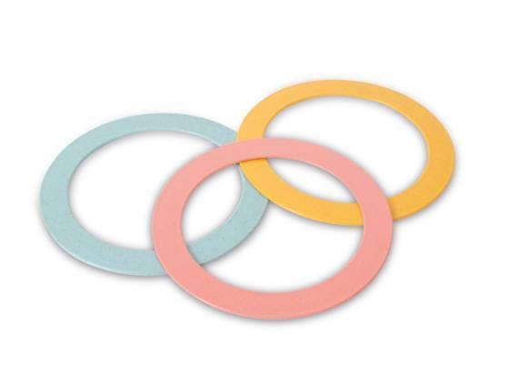 BS Toys Jongleer Ringen - set 3 ringen - jongleren - actief speelgoed - bio plastic - geschikt vanaf 8 jaar