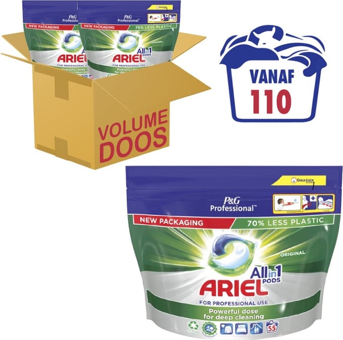 Ariel Professional - All in 1 pods - Regular - 110 stuks