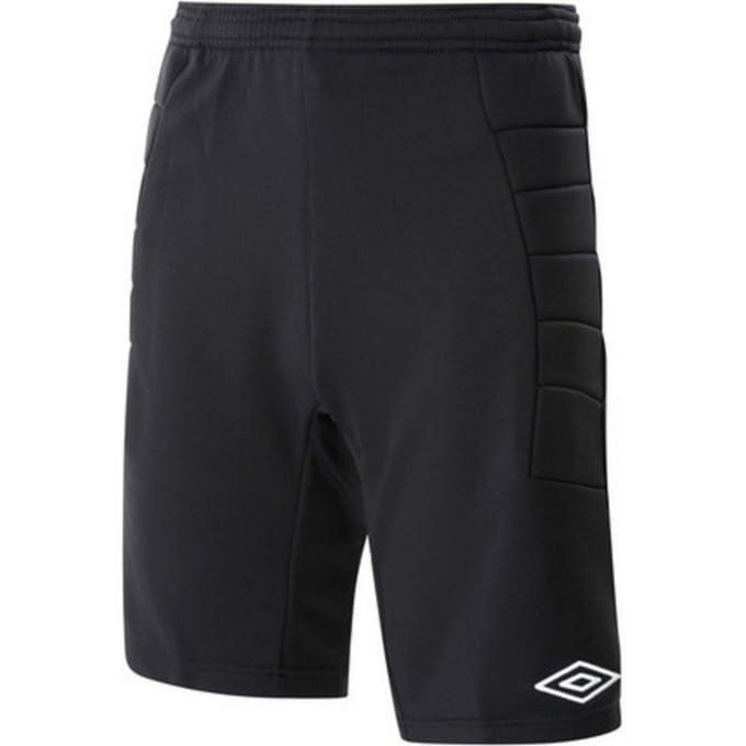 Umbro Gewatteerde keepershort voor kinderen (Zwart)