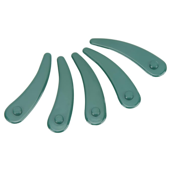 25 stuks grasmaaier plastic mes ABS platte tand huis schoon apart snel snijden plastic mes voor