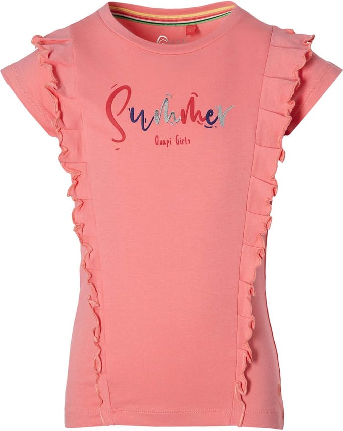 Quapi shortsleeve Fayah schelp roze voor meisjes - maat 92