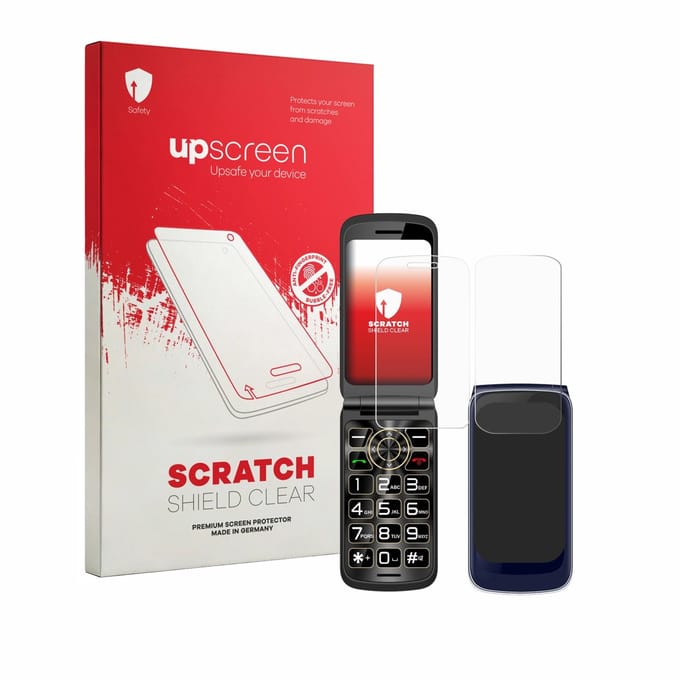 upscreen - Screenprotector voor Guwet G739 (Voor+Achter) - Folie Beschermfolie transparant