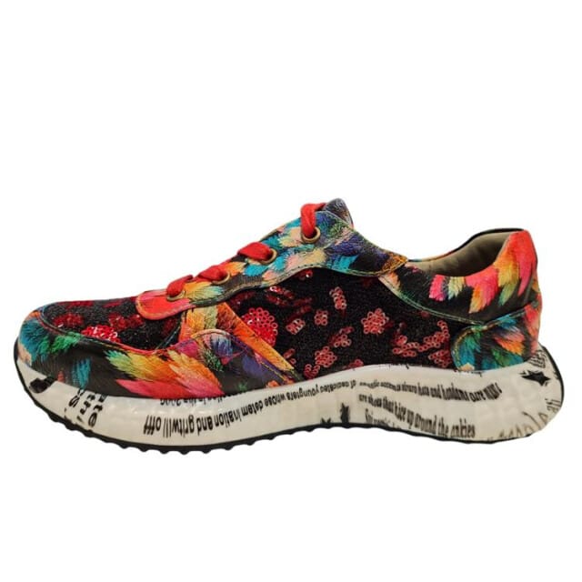 Laura Vita Burton 45 Grenat Dames Sneakers - Multi - 37