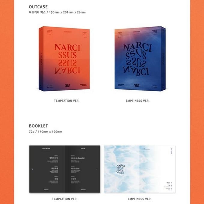 SF9 - NARCISSUS (WILLEKEURIG) / 6e mini-album RANDOM 1EA blue
