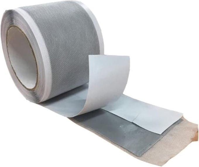 Verstevigingstape - Naden afdichten - Isolatieplaten - Zelfklevend - 20 meter x 5 cm - Wit