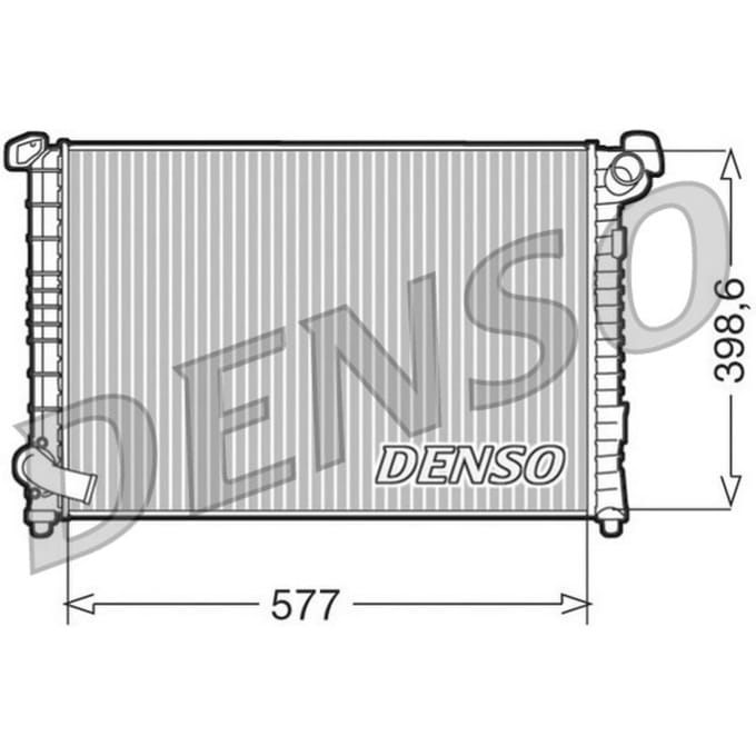 Radiator, motorkoeling DENSO DRM05101