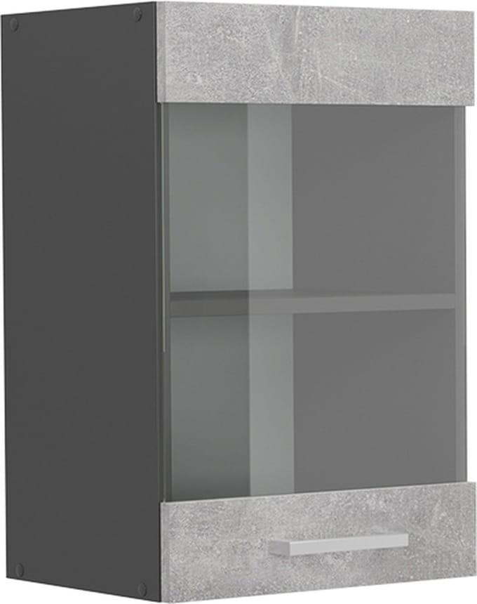 Vicco R-Line Glazen keukenkast – 40 cm Beton