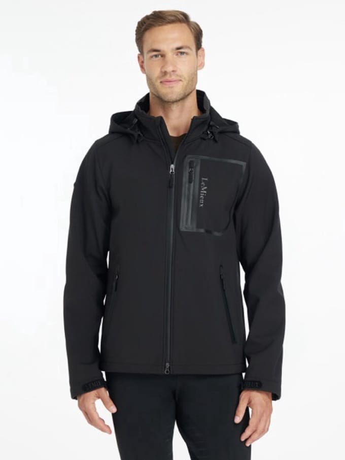 Lemieux Mens Softshell Jas M Zwart