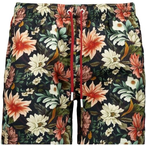 Ragman Swim Short Allover Large Flowers Multicolor / male