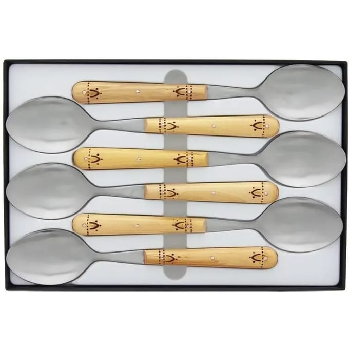 Set van 6 tafellepels Nontron