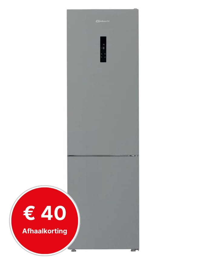 Bauknecht KGDNF203C Koel-Vriescombinatie - No Frost - MultiFLow - 203cm