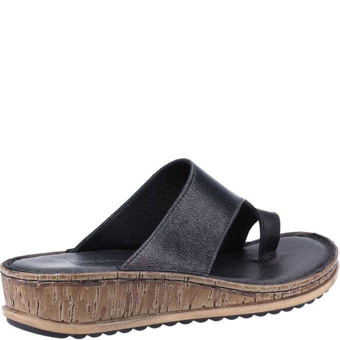 Hush Puppies Dames/dames Elissa Suède Sandalen (Zwart/Crème)