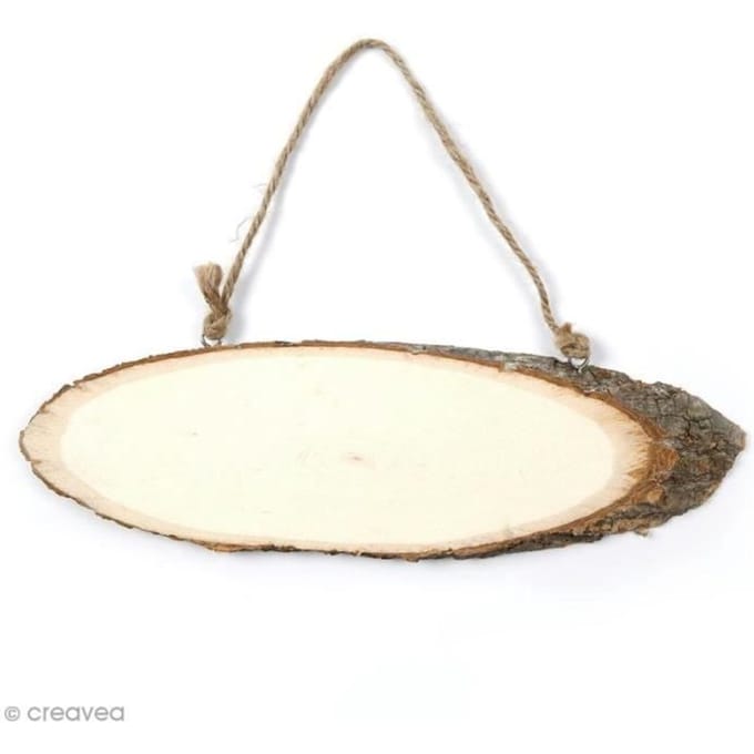 Deurbordje Creativ Company hoogte 6-10cm breedte 23-28cm hout
