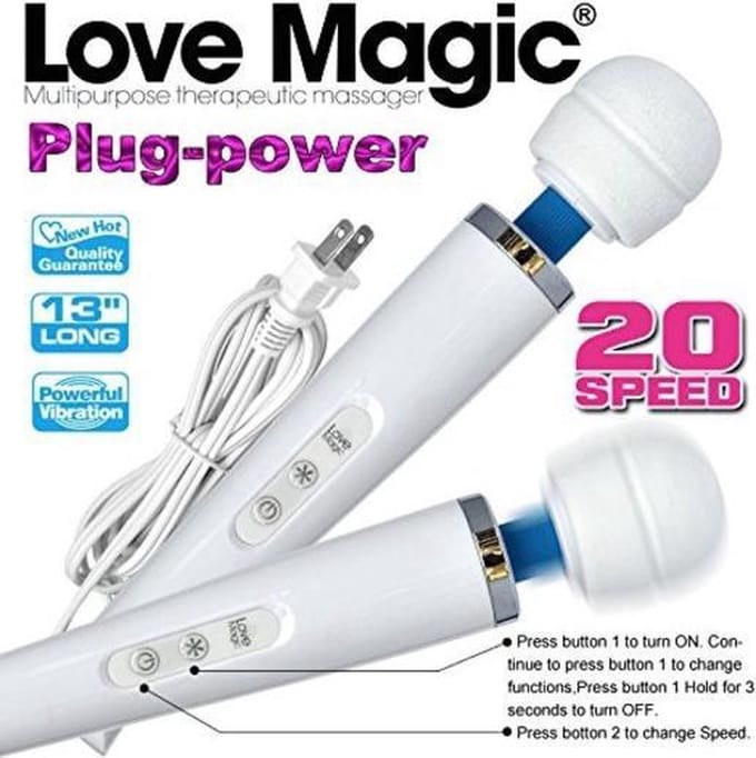 Love magic® Wand Vibrator 230 V 20 speed WIT