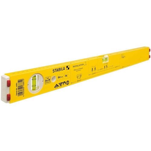 Stabila Type 80 M Installation 16881 Magneetwaterpas Incl. magneet 60 cm 0.5 mm/m