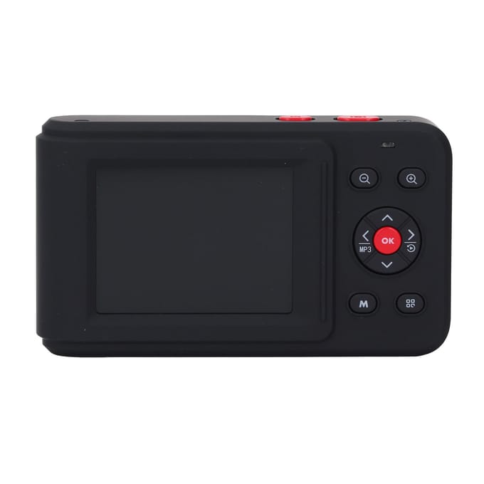 Digitale Camera 72MP 2.5K Video Uitvoer Dubbel Scherm Compacte Camera 16x Zoom Autofocus Selfie Camera zwart