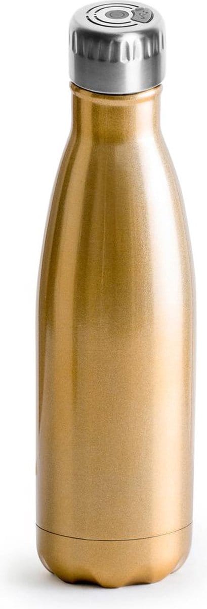 Sagaform - Drinkfles - Met Speaker- Staal - 50ml - Goud