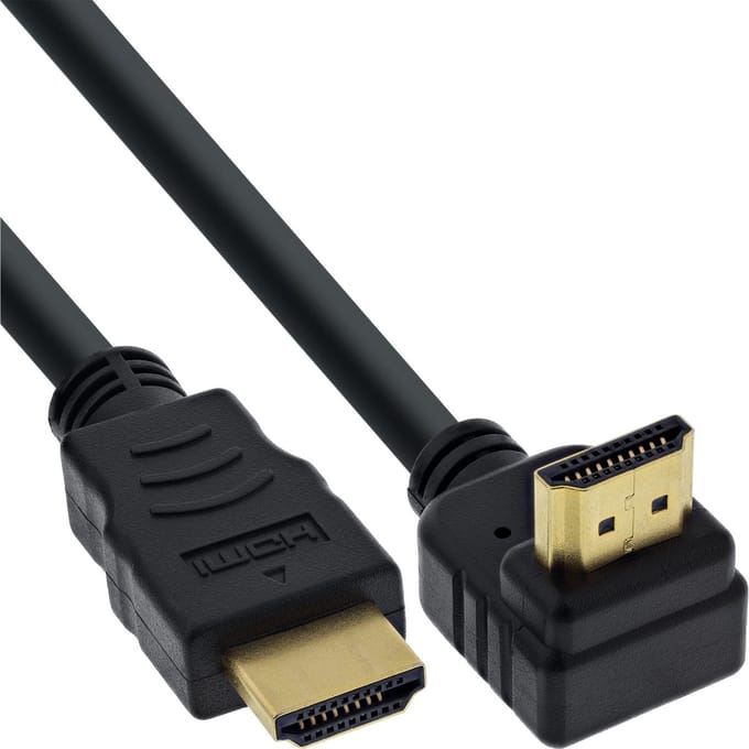 HDMI kabel - 90° haaks naar boven - versie 1.4 (4K 30Hz) - 7,5 meter