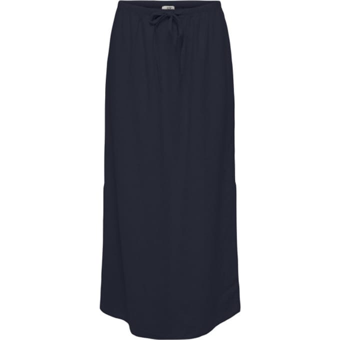 Jacqueline de Yong Jdysay mw maxi slit skirt wvn noos navy
