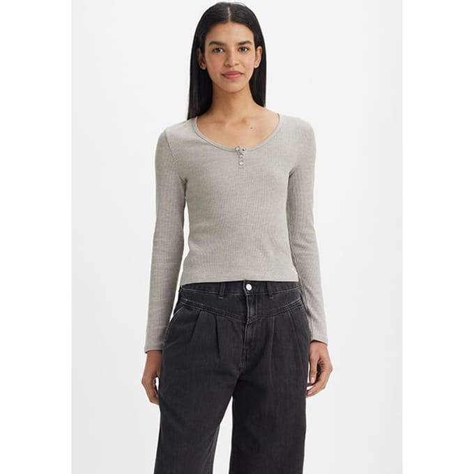 Levi's Dry Long-sleeved Top Grey Taglia: XS | Maglie a manica lunga Outlet | Donna | Grigio