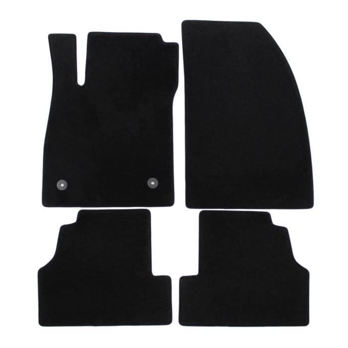 Tapis de sol - Opel - Mokka - 2012-2020 - 4 pièces - Renforcé sous les pédales - Antidérapant