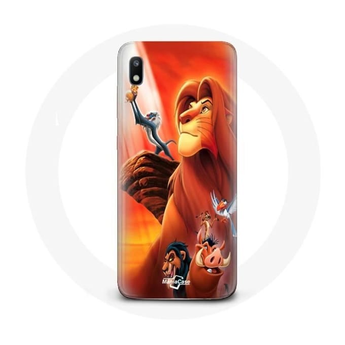 Coque pour Samsung Galaxy A10 Le Roi Lion Simba et Mufasa