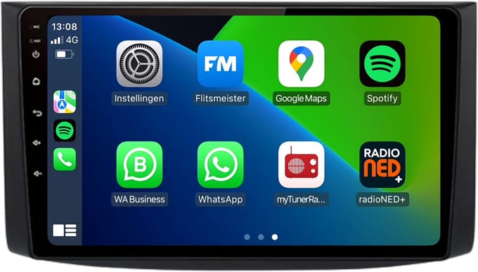 CarPlay autoradio geschikt voor Chevrolet Aveo | 2006 t/m 2012 | Android 13 | Draadloos Apple CarPlay & Android Auto | 2GB + 32GB | 8-Core processor | Davilon | 2025 model | 2006 2007 2008 2009 2010 2011 2012 | Bluetooth & Wifi