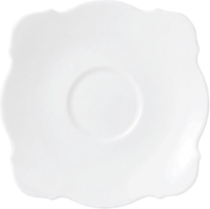 Wedgwood - Jasper Conran - Baroque Theeschotel - 16x16cm - Wit Bone China