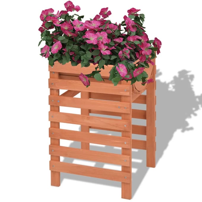 vidaXL - Plantenbak - 38x36x60 - cm - hout