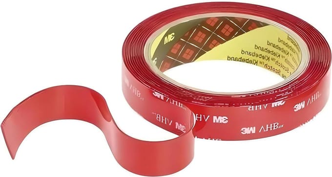 Dubbelzijdig plakband - transparant - waterbestendig - 25 mm x 46 m