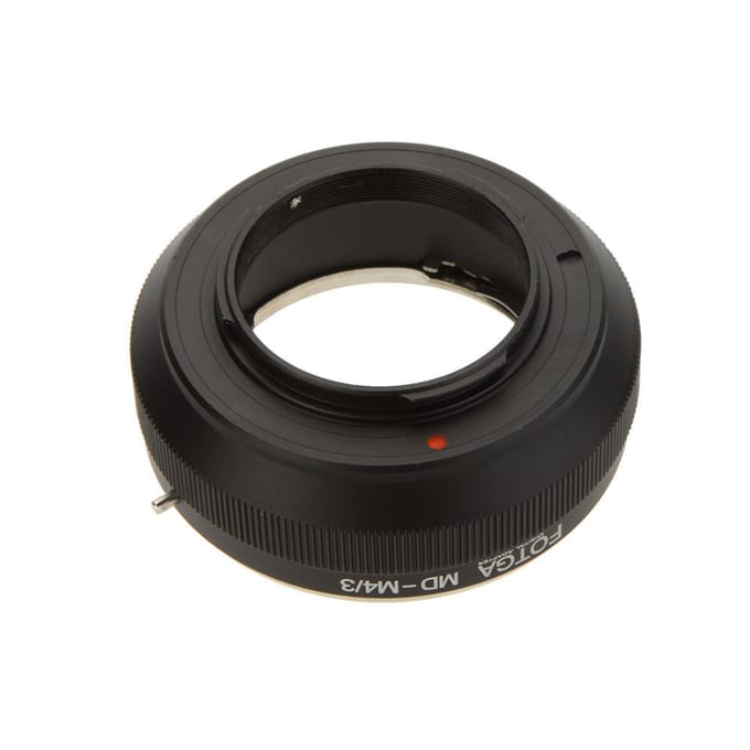 Fotga MD M4 3 Adapter Digitale Ring Minolta MD MC Lens naar Micro 4 3 Mount Camera (voor Panasonic G1 G2 G3 G5 GH1 GH2 GH3 black