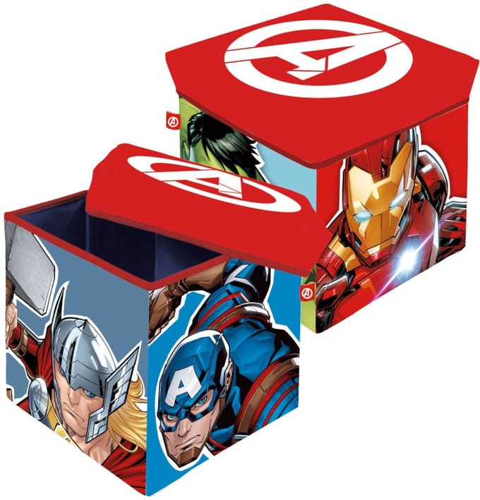 Marvel 30x30x30 Cm Avengers Kruk/container Rood