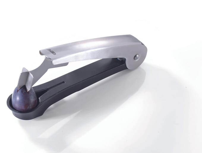 GEFU Dropio Pruimenontpitter - RVS - zwart