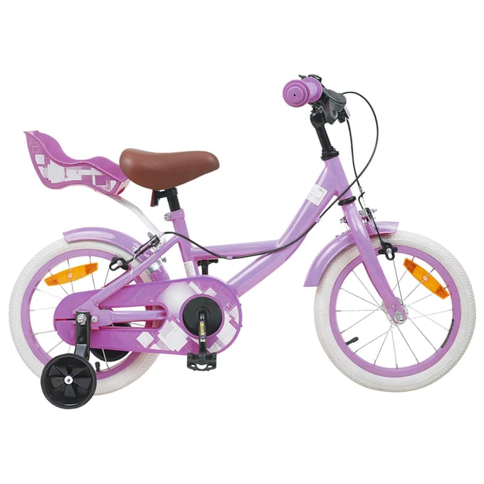 vidaXL - Kinderfiets - 12 - Inch - voor - 2-4 - jaar - oud - Paars