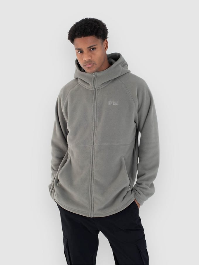 Hurley Polar Fleece Met Volledige Rits Grijs XL Man