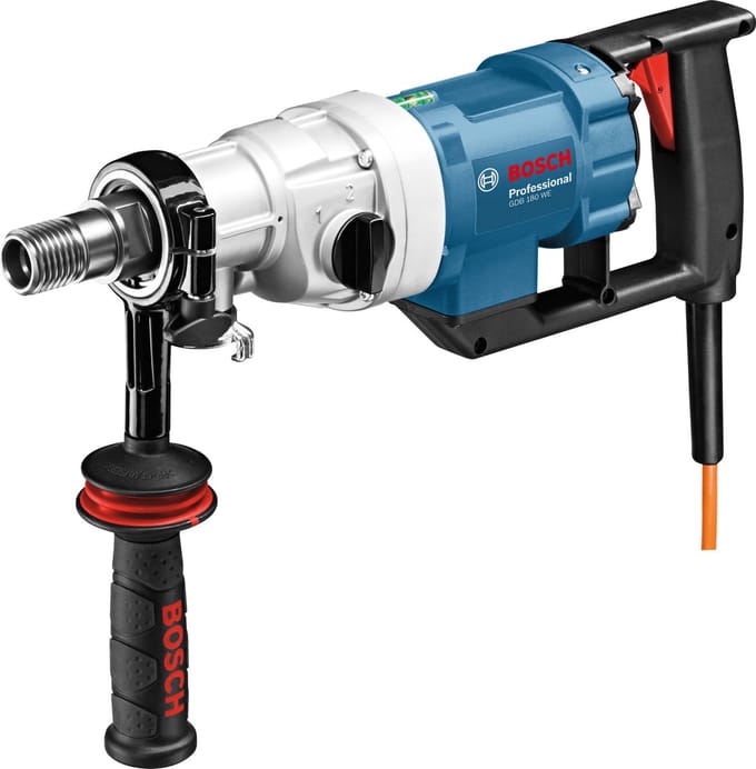 Diamantboormachine GDB 180 (Adapter stofafzuiging, kogelkraan, opbergkoffer)