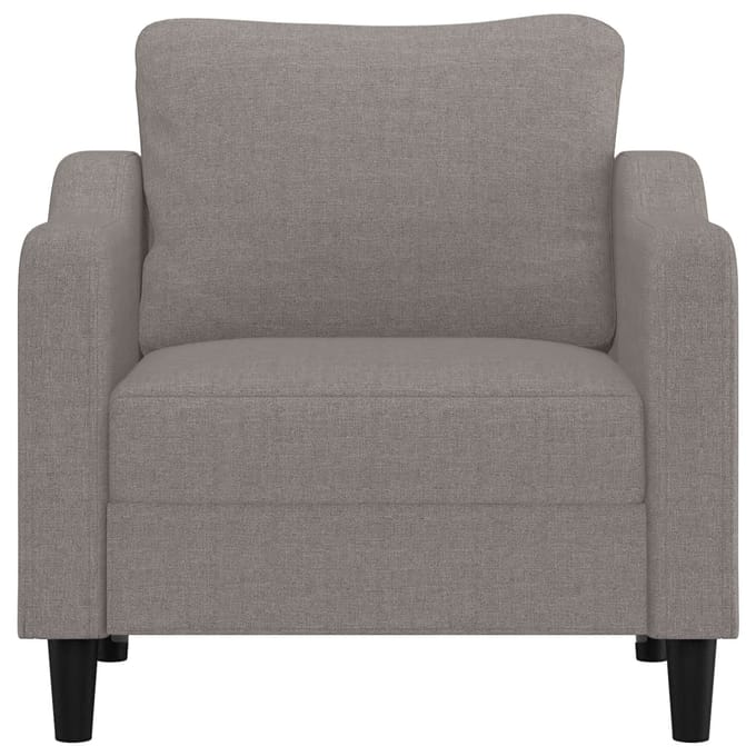 vidaXL - Fauteuil - 60 - cm - stof - taupe
