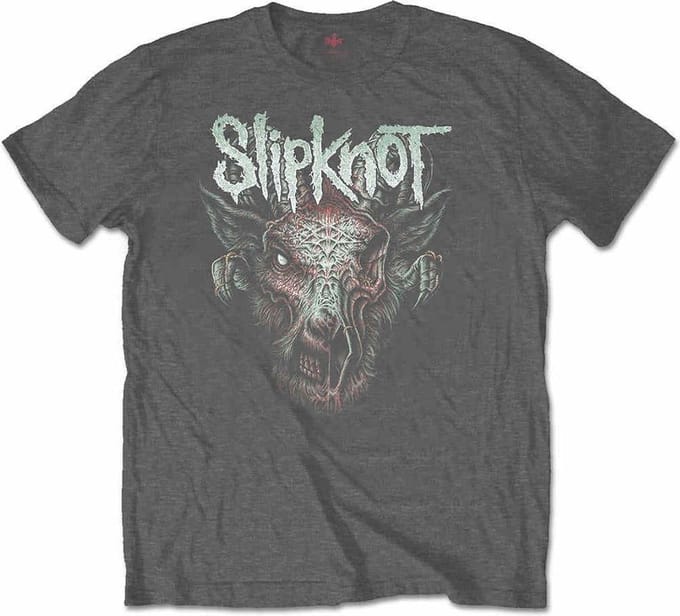 Slipknot - Infected Goat Kinder Tshirt - Kids tm 8 jaar - Grijs