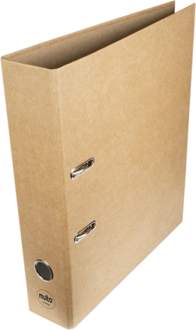 Multo ordner - A4 - 2-rings - rugbreedte 75mm - kraft