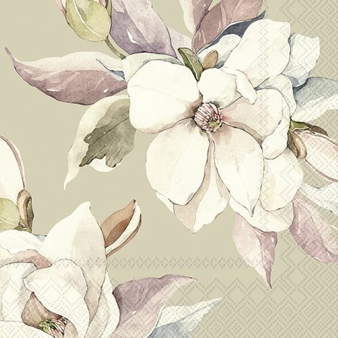Lunch servetten Eloise linen - IHR - 33x33 cm