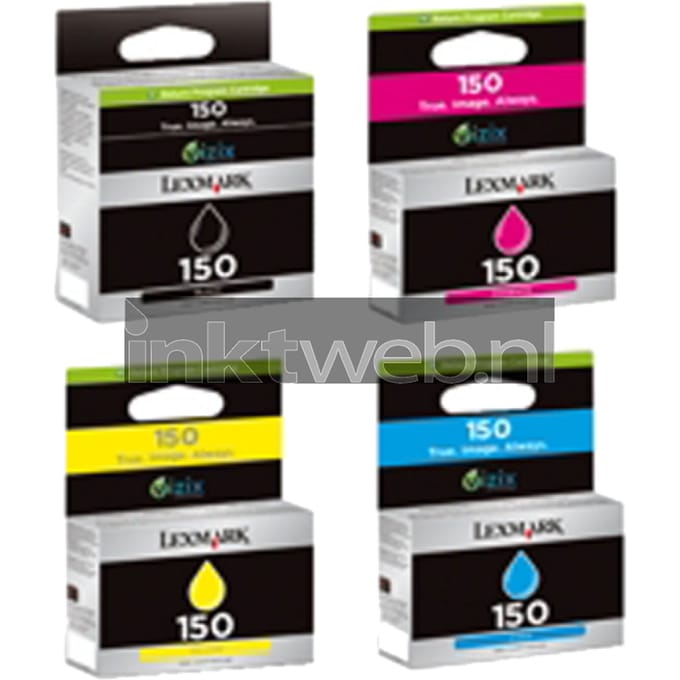 Lexmark 150 multipack BK/C/M/Y zwart en kleur (Origineel)