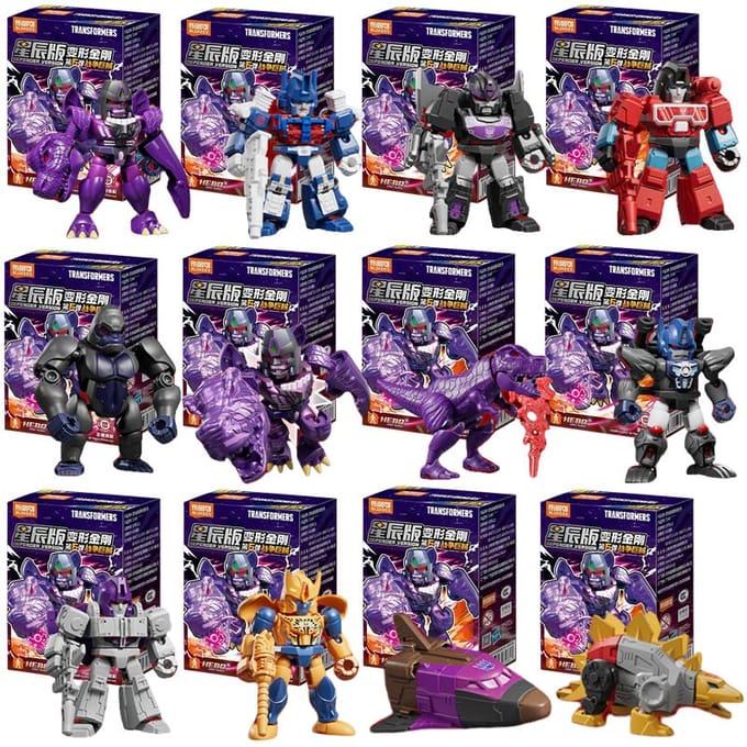 Blokees Transformers Verdediger Versie Figuur Grimlock Dinobots Starscream Optimus Prime Transformatie Robot Verzameling Speelgoed
