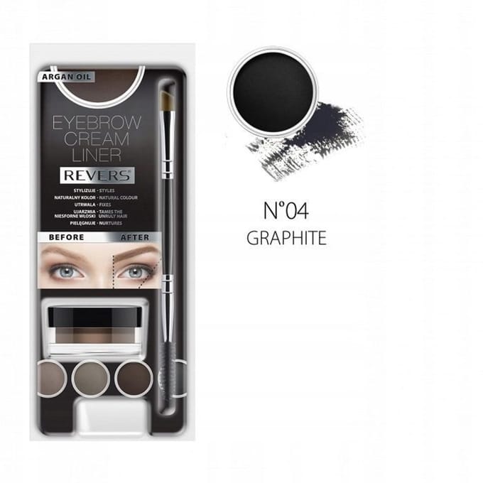 REVERS® Eyebrow Cream Liner Graphite 8ml.