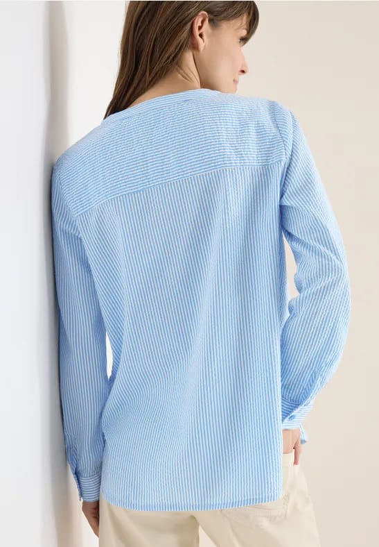 Seersucker blouse dames Cecil
