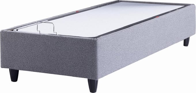 Boxspring Premium – 90x200cm – zwart lederlook –